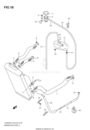Radiator Hose Schematic