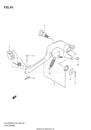 Rear Brake Schematic