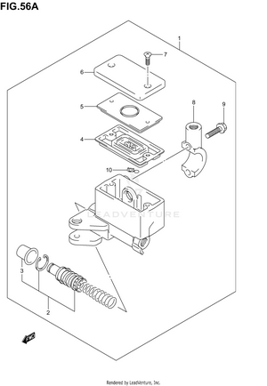 Front Master Cylinder (sv1000k3) Schematic