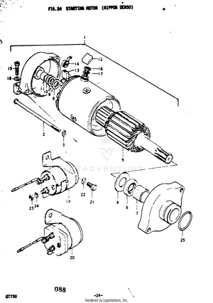 Starting Motor (nippon Denso) Schematic