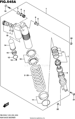 Rear Shock Absorber Schematic