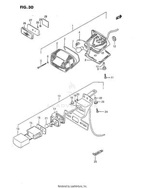 Rear Combination Lamp Schematic