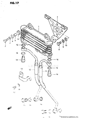 Oil Cooler Schematic