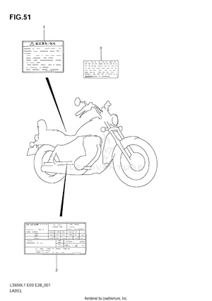Warning Label (ls650l1 E33) Schematic