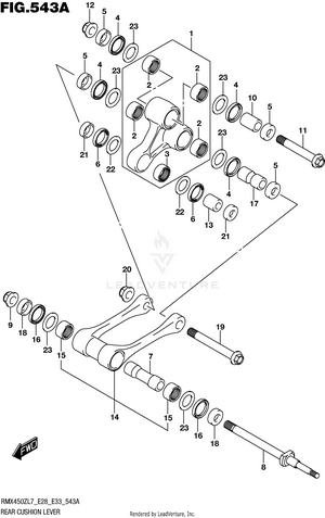 Rear Cushion Lever Schematic