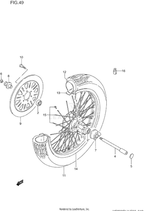 Front Wheel Schematic