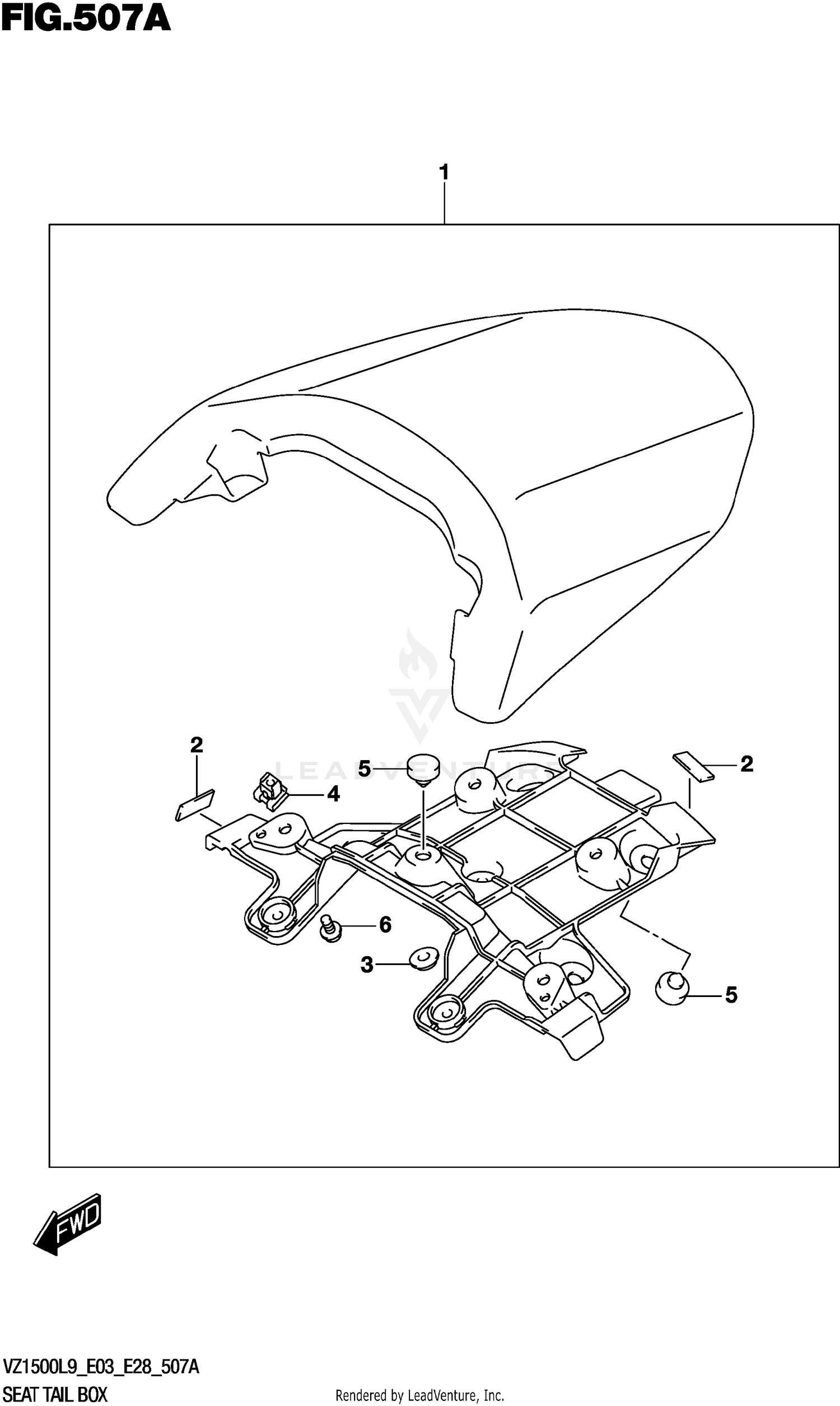 SEAT TAIL BOX 507A