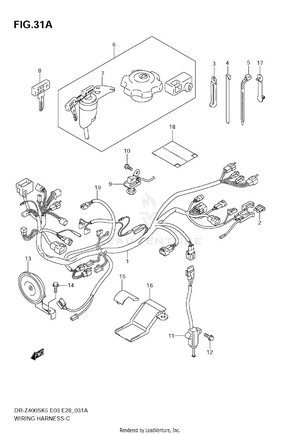 Wiring Harness (model K6/k7/k8/k9) Schematic