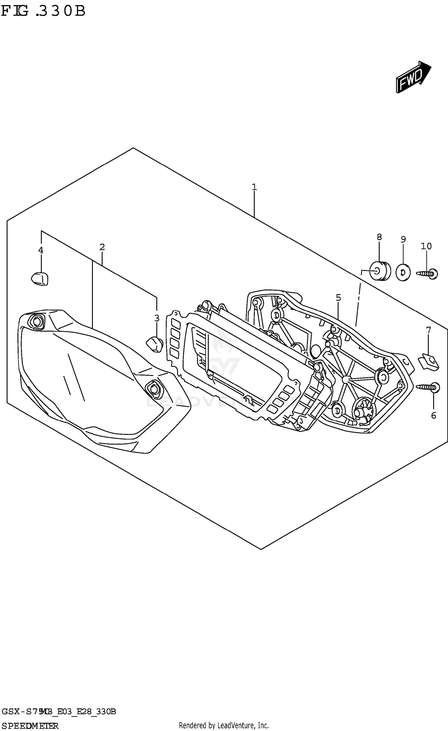 SPEEDOMETER ((GSX-S750A,GSX-S750ZA):(E03,E33))