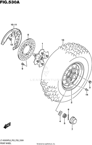 Front Wheel Schematic