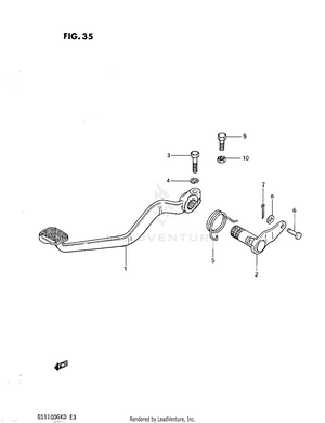 Rear Brake Schematic