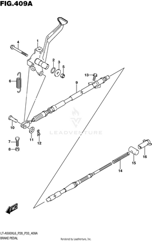 Brake Pedal Schematic