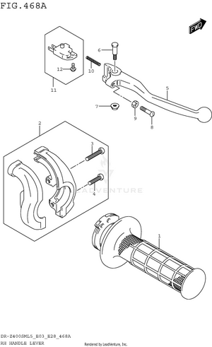 Rh Handle Lever Schematic