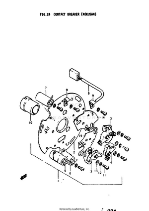 Contact Breaker (kokusan) Schematic