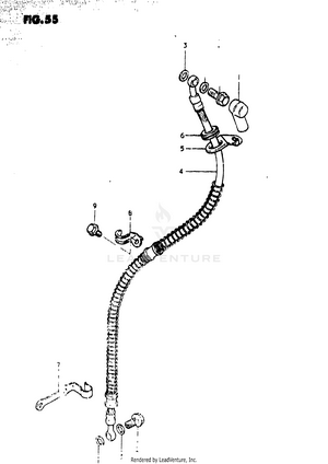 Front Brake Hose Schematic