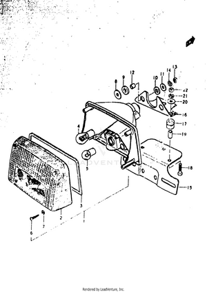 Rear Combination Lamp Schematic