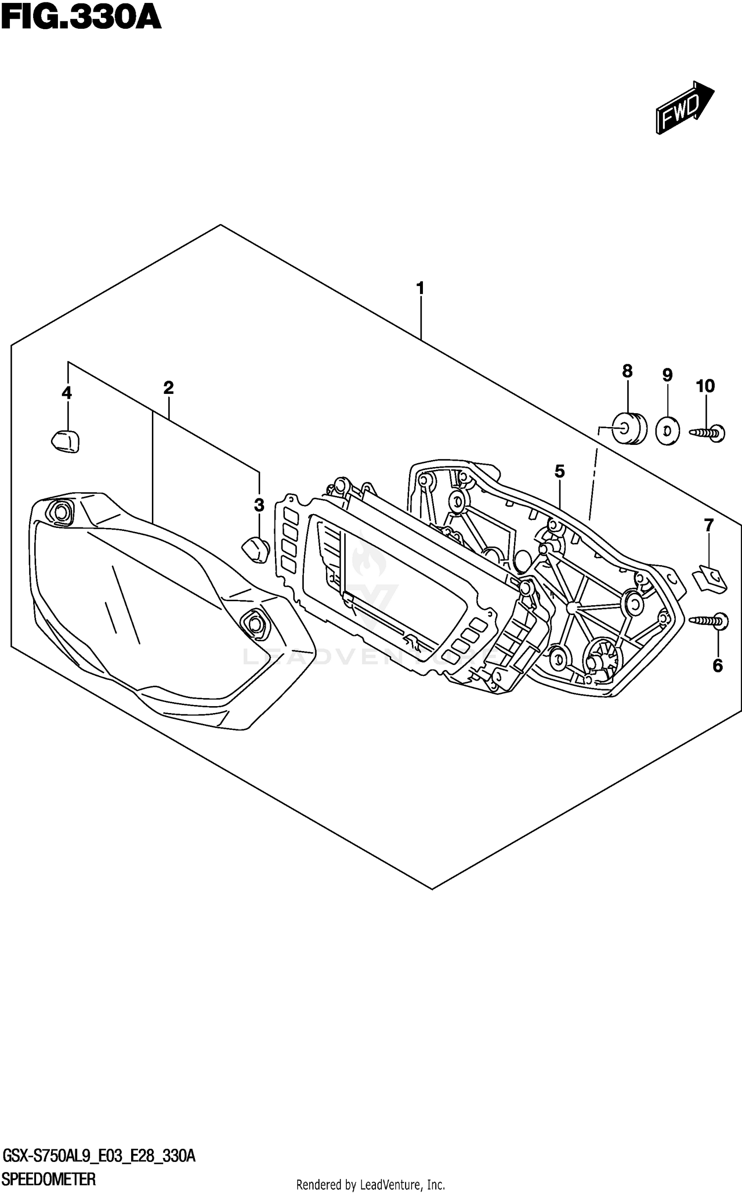 SPEEDOMETER (GSX-S750ZL9 E03)