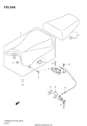 Seat (model K4/k5/k6/k7) Schematic