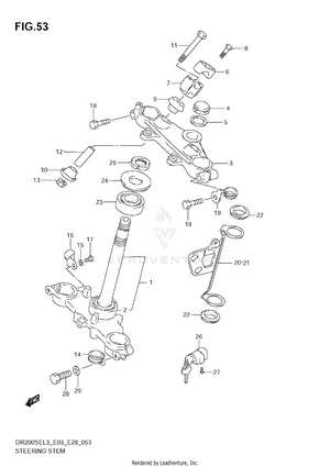 Steering Stem Schematic