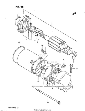 Starting Motor Schematic