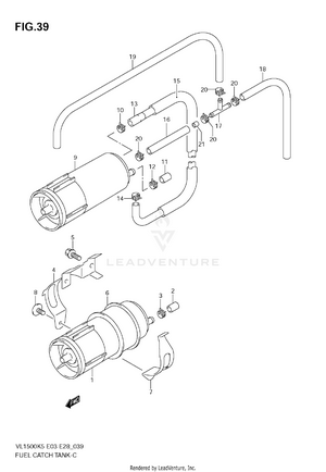 Fuel Catch Tank Schematic