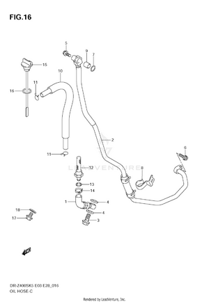 Oil Hose Schematic