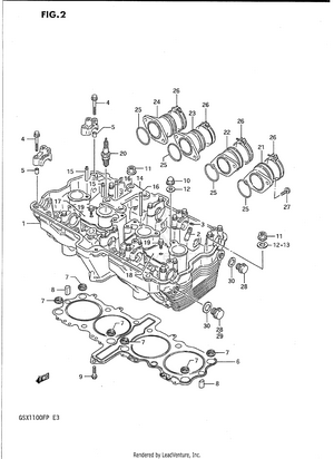 Cylinder Head Schematic