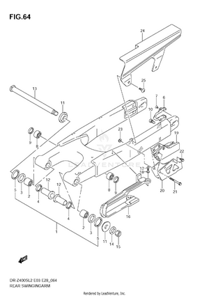 Rear Swinging Arm Schematic
