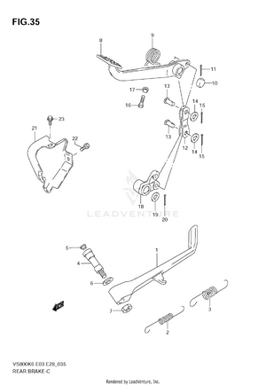 Rear Brake Schematic