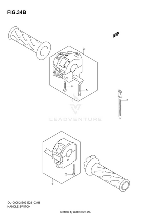 Handle Switch (model K5/k6) Schematic