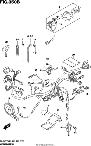 Wiring Harness (dr-z400sml9 E28) Schematic