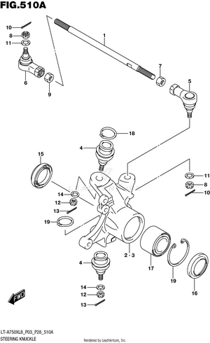 Steering Knuckle Schematic