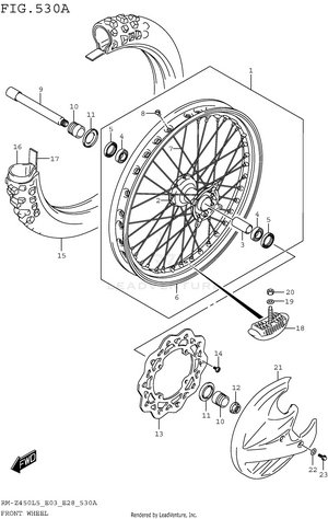 Front Wheel Schematic