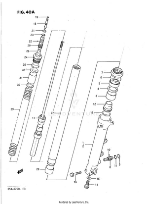 Front Damper (model K/l) Schematic