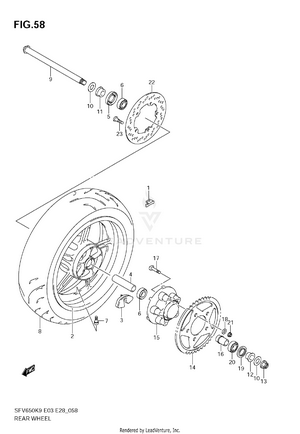 Rear Wheel Schematic