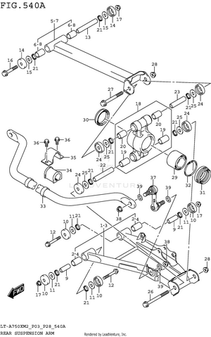 Rear Suspension Arm Schematic