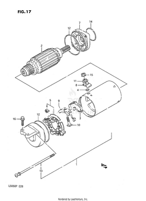 Starting Motor Schematic