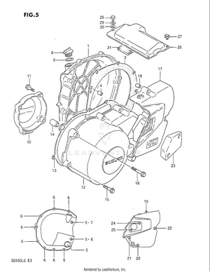 Crankcase Cover Schematic