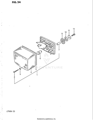 Tail Lamp (model E) Schematic