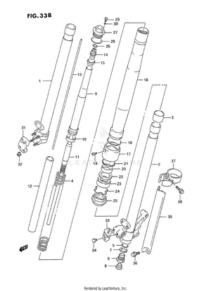 Front Damper (model M) Schematic