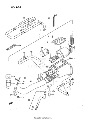 Air Cleaner (model M/n/p/r/s/t) Schematic