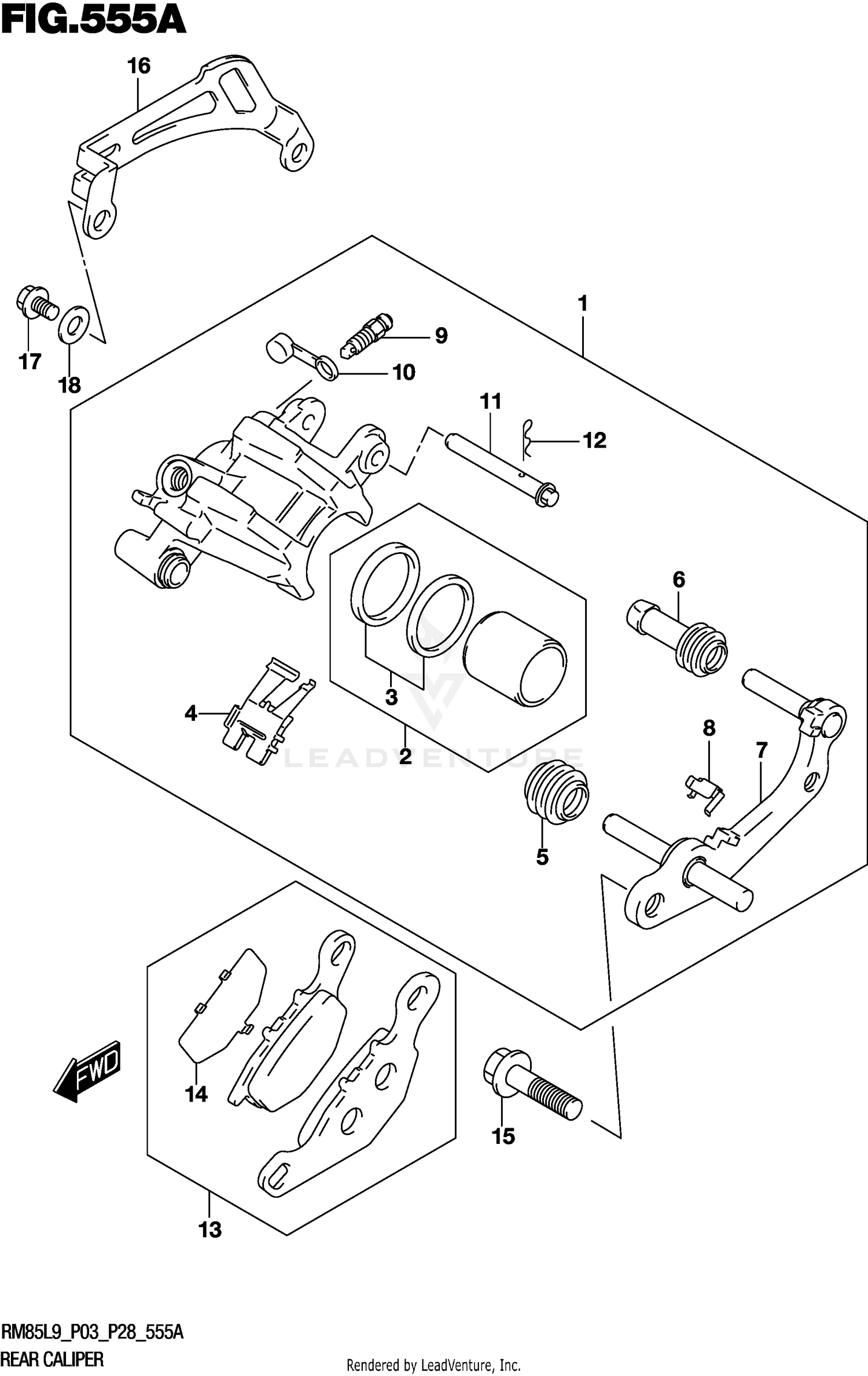 REAR CALIPER