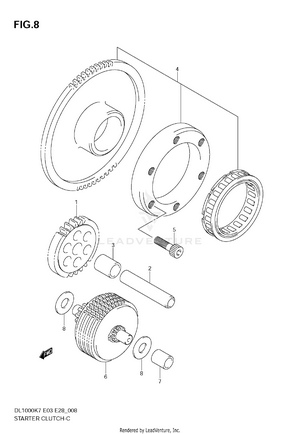 Starter Clutch Schematic