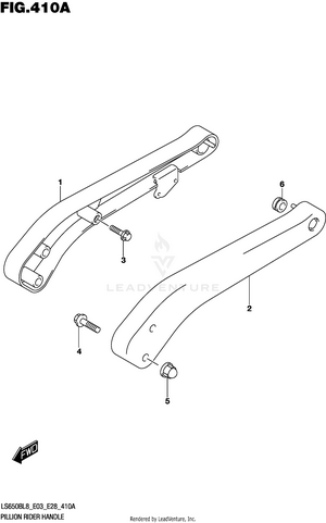 Pillion Rider Handle Schematic