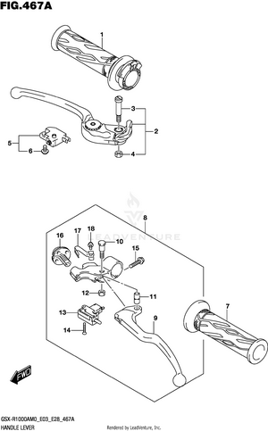 Handle Lever Schematic