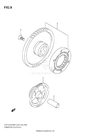 Starter Clutch Schematic