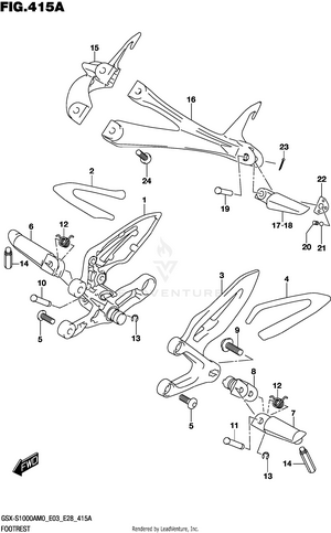 Footrest Schematic