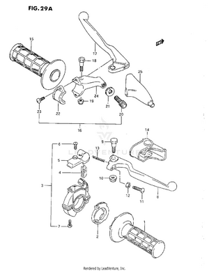 Handle Switch (k/l/m/n/p/r) Schematic