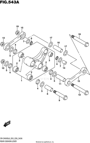 Rear Cushion Lever Schematic