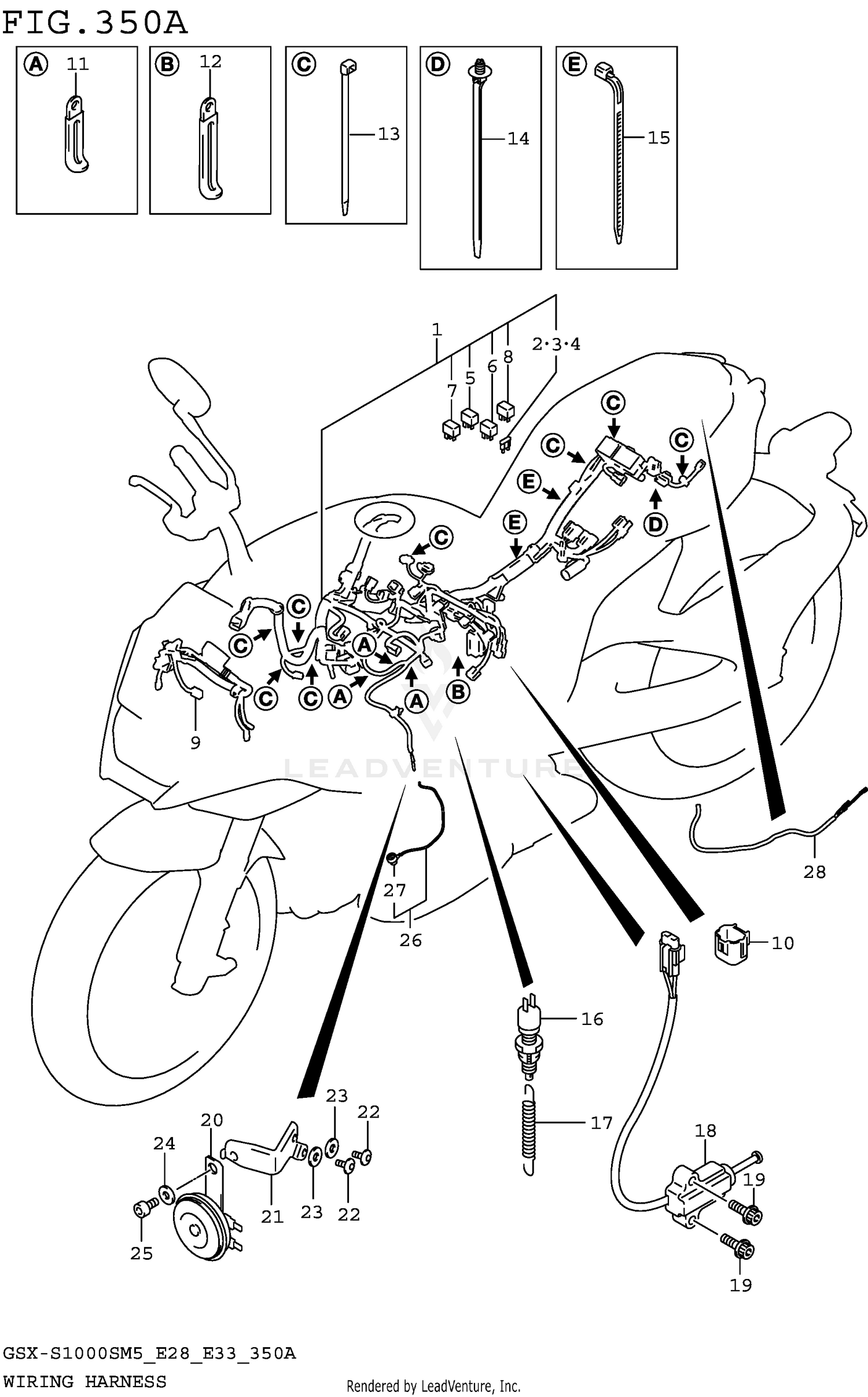 WIRING HARNESS (GSX-S1000SRQM5_E28)